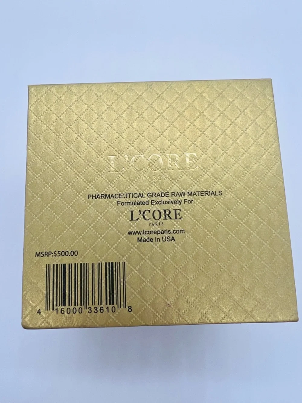 L'CORE 24K Night Cream - Gold NIB